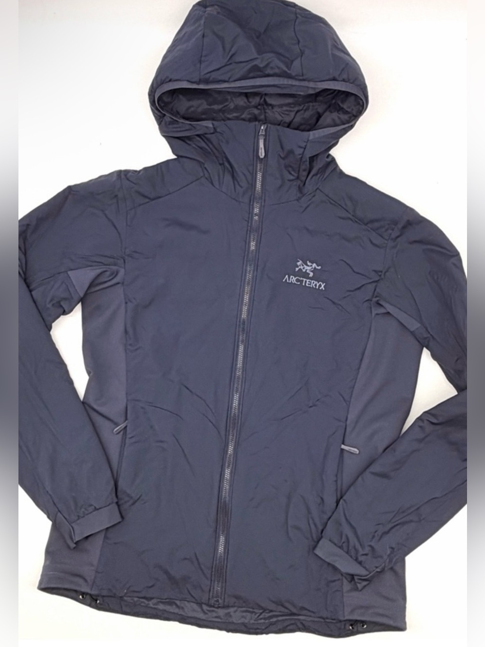 Arc'teryx Women's Atom Navy Hooded Utility Jacket S - Picture 2 of 10